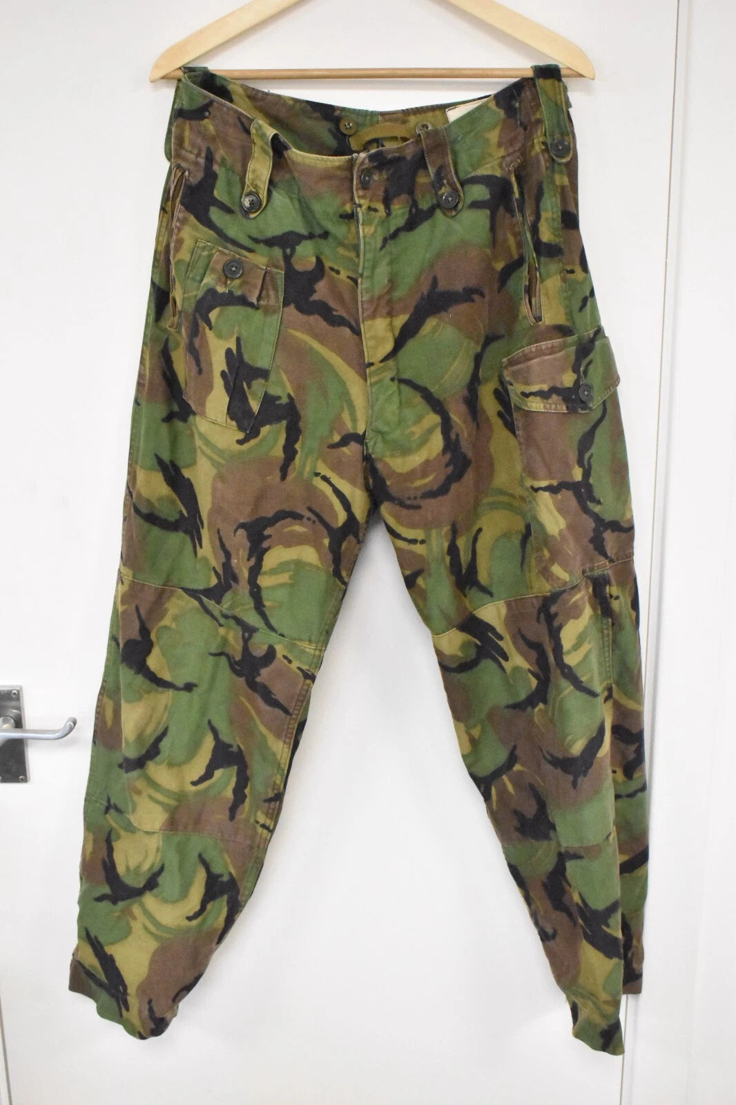 Vintage British Army 60 Pattern Combat Trousers Size Waist 32" Leg 28"