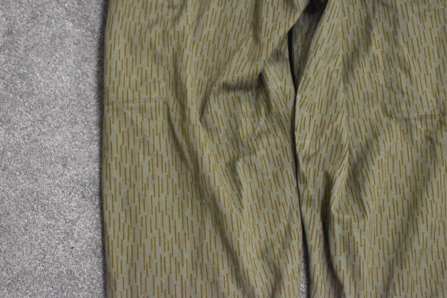 East German Army Trousers - Raindrop Strichtarn Camo 34" Waist