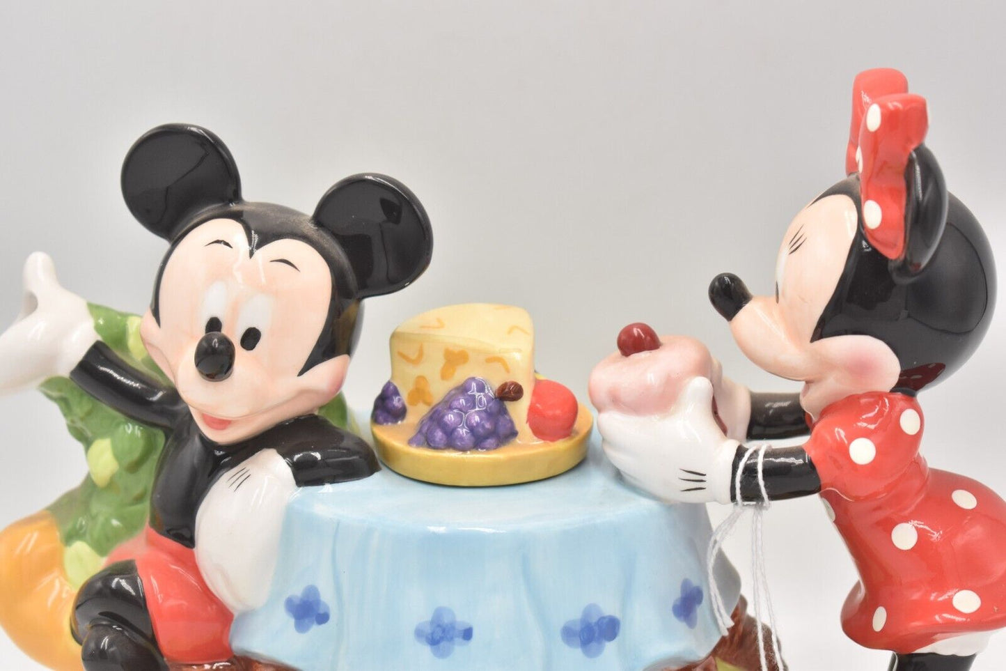 Vintage Disney Mickey & Minnie Mouse Picnic Teapot – Decorative Collectible