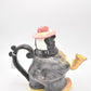 Vintage 1993 Fitz & Floyd Omnibus Saxophone Playing Cow Teapot – Decorative
