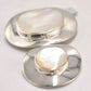 Vintage Sterling Silver 925 Mother of Pearl Minimalist Statement Pendant