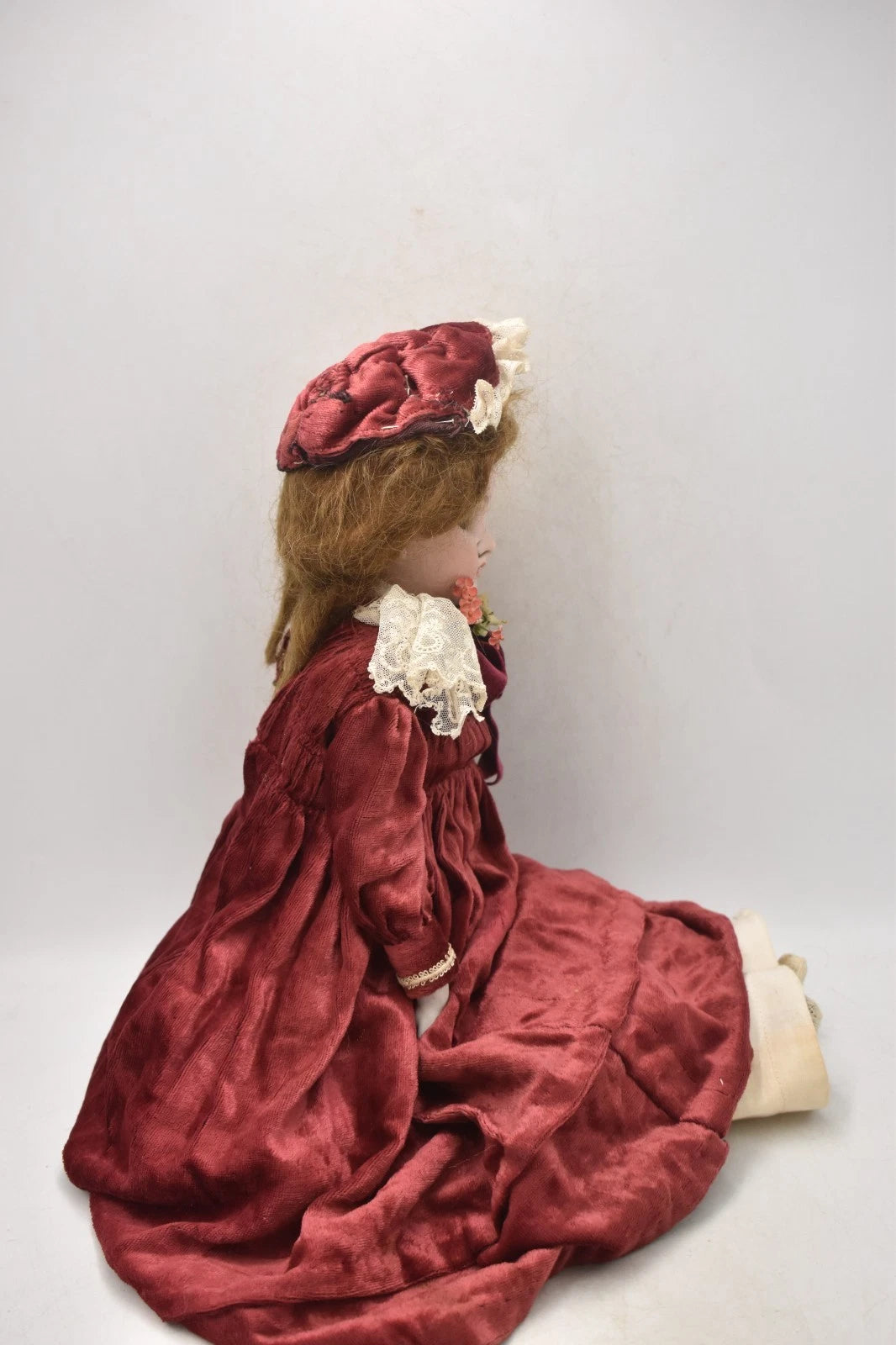 Antique German Cuno Otto & Dressel Bisque Head Leather Body Doll 48cm