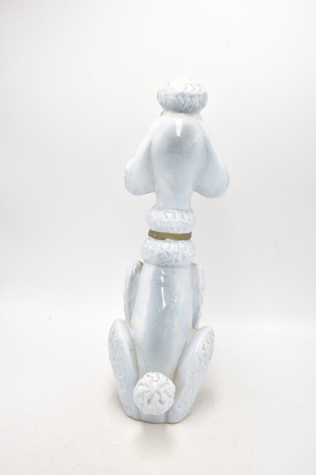 Vintage 1950s Italian Long Neck Poodle Dog Figurine Statue Ornament 26.5cm