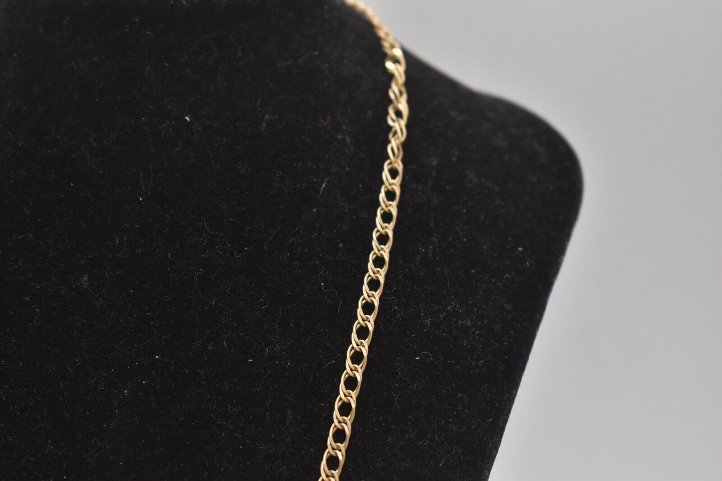 Vintage 9ct Gold Curb Chain Necklace – 50cm / 9.1g