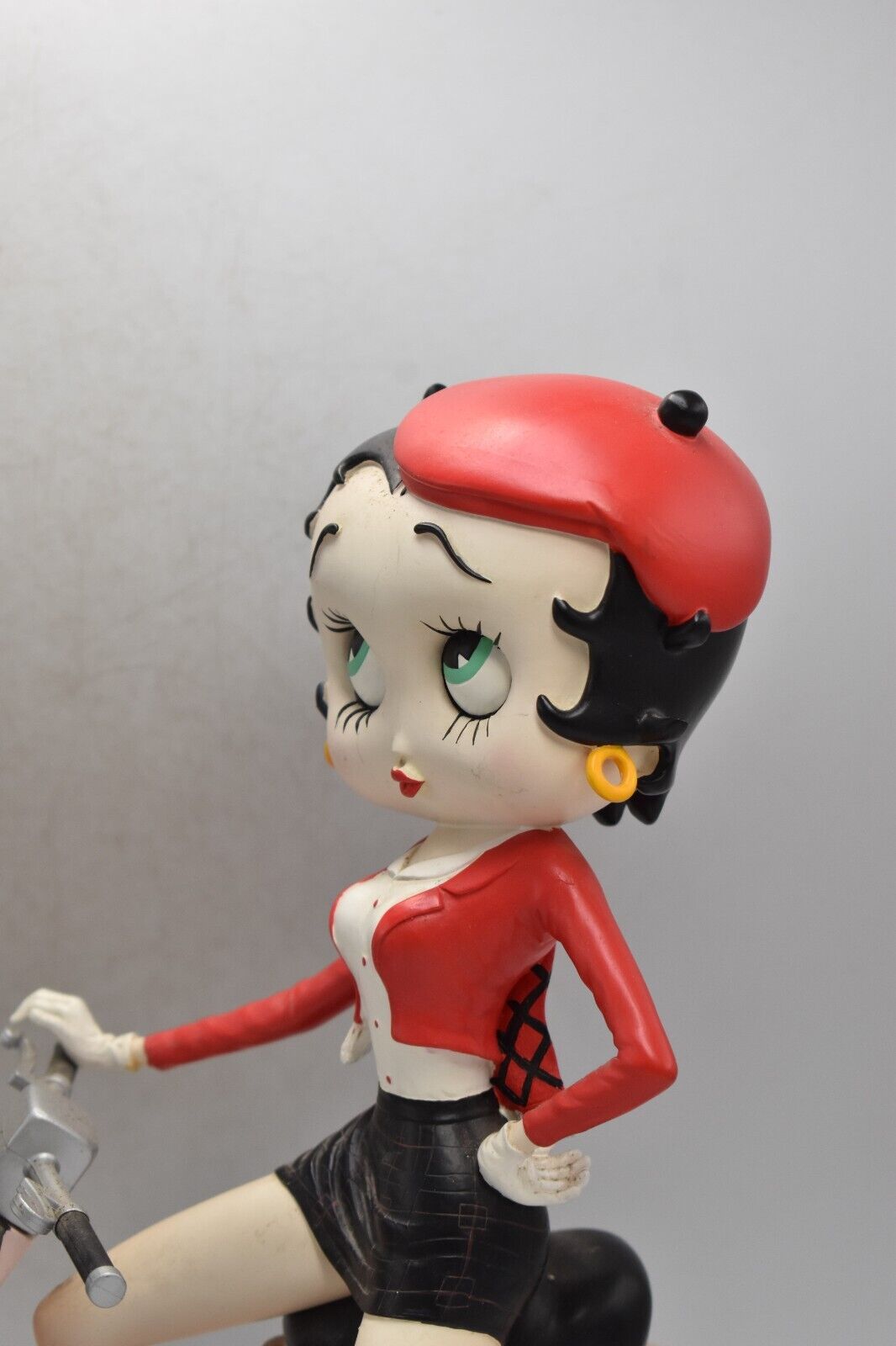 Betty Boop Red Pink Moped Scooter Figurine – King Features Syndicate