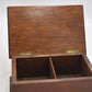 Antique Chinese Hand Carved Rosewood Seahorse Motif Trinket Storage Box 15cm