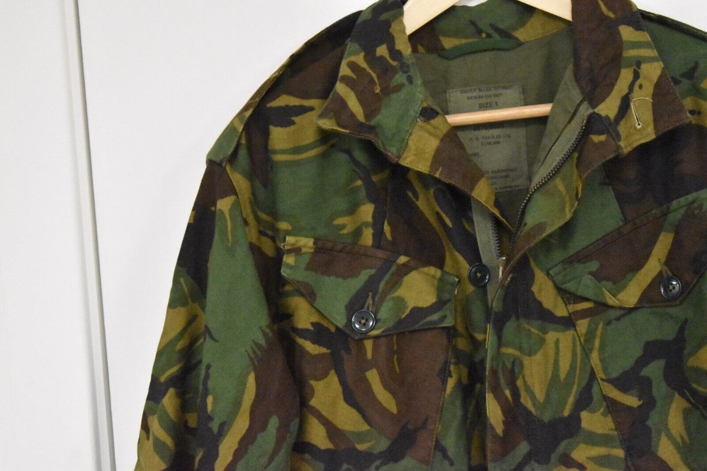 British Army 68 Pattern DPM Combat Smock Jacket – 44" Chest, HE Textiles