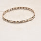 Vintage Sterling Silver 925 Ornate Bangle Bracelet - 7cm Diameter
