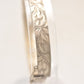 Vintage Sterling Silver 925 Hinged Bangle Bracelet – B Ltd – Birmingham 1983