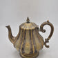 Antique French Silver Plated Rocco Style with Bone Handle Teapot