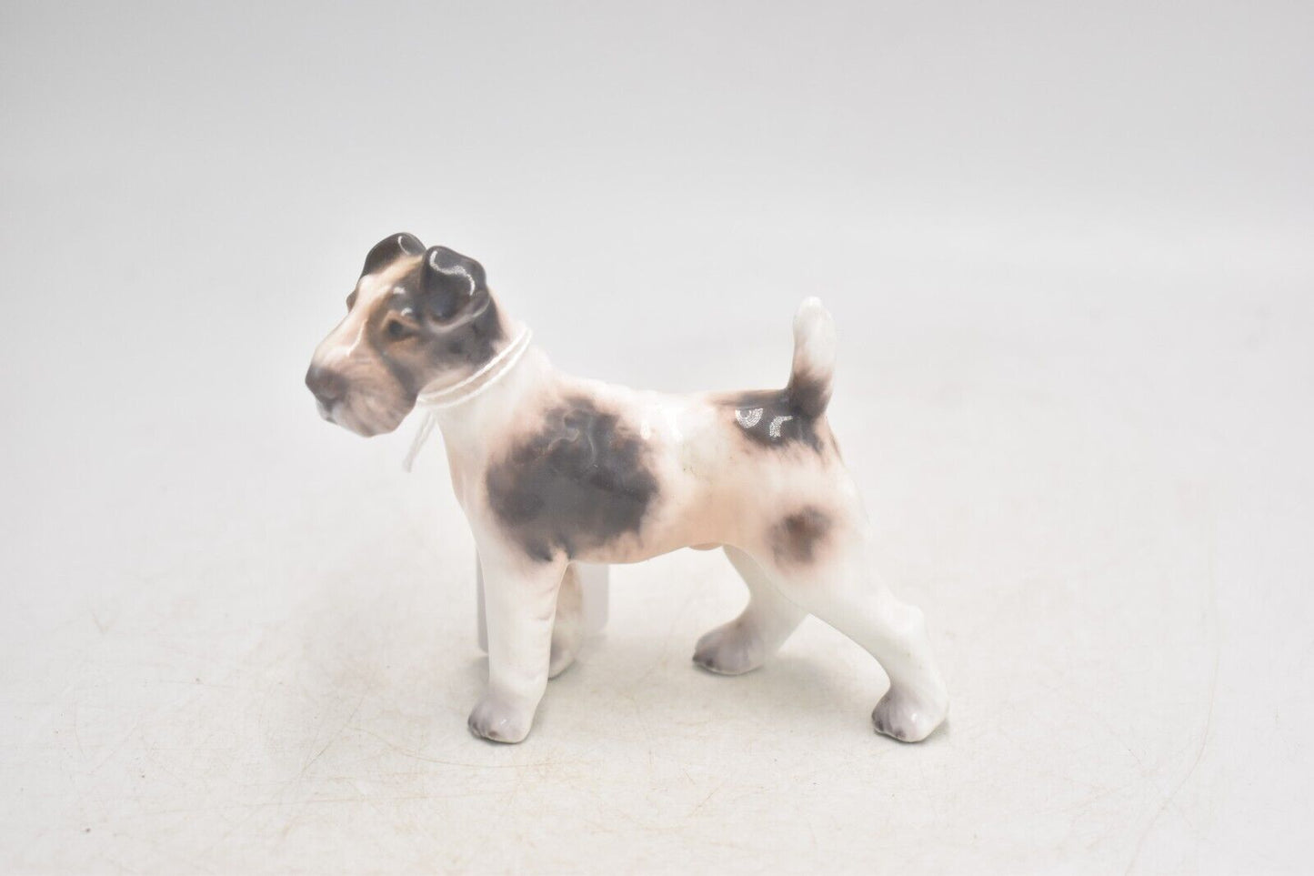 Vintage Dahl Jensen Copenhagen Wire Fox Terrier Dog Figurine – Model 1118
