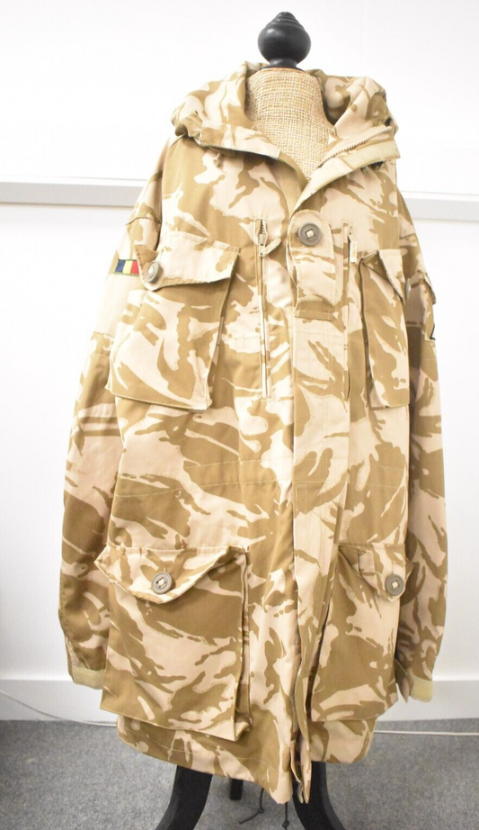 British Army Desert DDPM Camouflage Windproof Combat Smock Jacket - Size 180/104