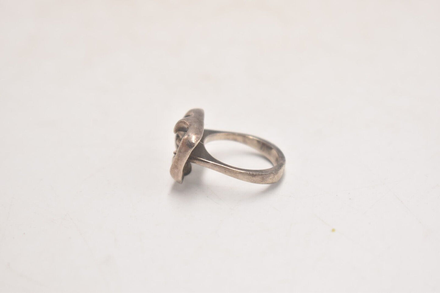 Vintage Sterling Silver 925 Belt Buckle Ring – Size L