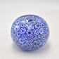 Vintage Italian Millefiori Blue Apple Paperweight – Studio Art Glass Decorative