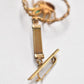 Antique Spider Pyrite & Green Chalcedony Brooch - Ladies Jewellery