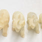Vintage Calcite Family of Elephants Figurines - Set of 4 Statues Ornaments - 6cm
