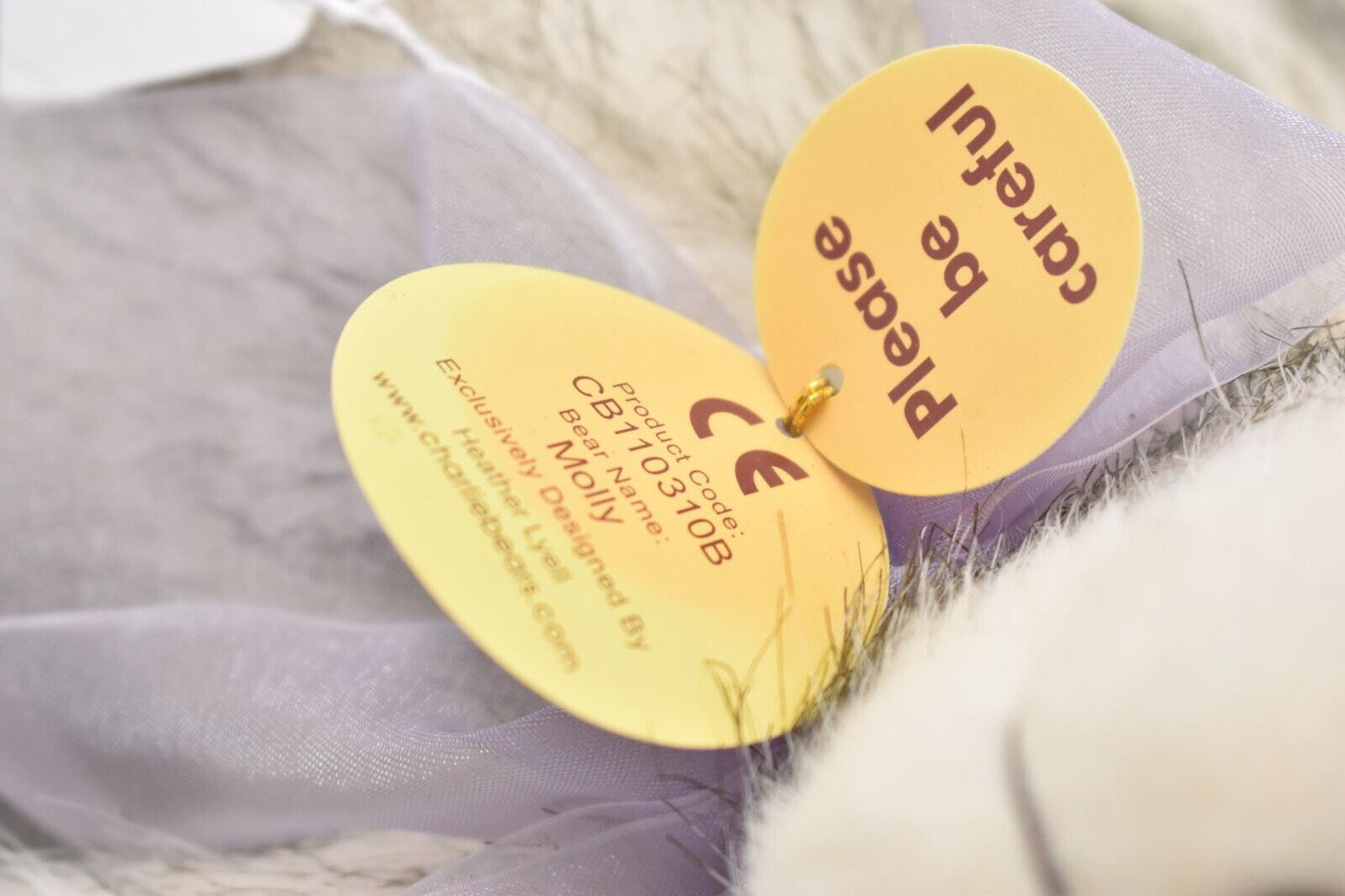 Charlie Bears Molly Retired & Tagged – Designed by Heather Lyell