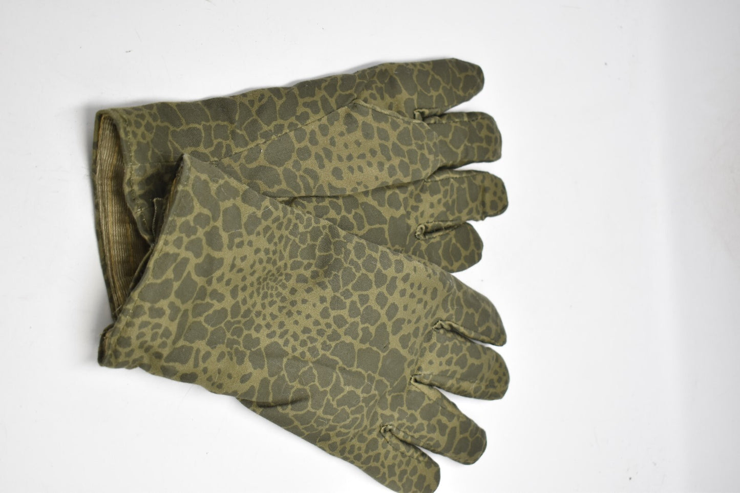 Polish Army Puma Camo Combat Gloves WZ89 Reptile Camouflage Cold Weather Size M