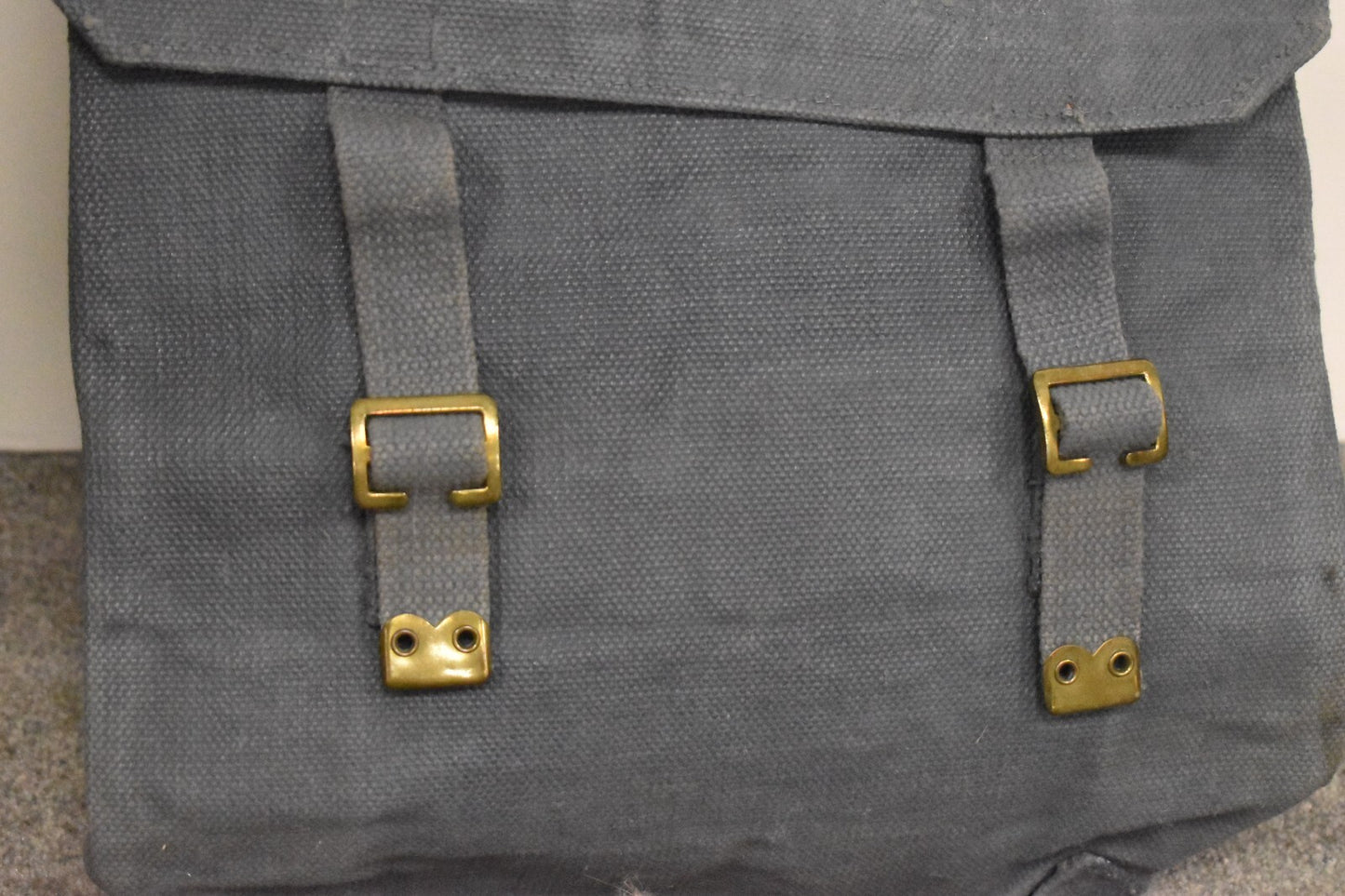 British RAF 37 Pattern Blue Large Pack Haversack Canvas Bag – Dated 1952