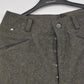 Swedish Army WWII Grey Wool Field Trousers 1940 Leather Straps Military Vintage