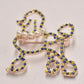 Vintage Poodle Dog Multi-Colour Diamante Rhinestone Brooch - Women's Jewellery