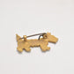 Vintage White Scottie Dog Pin Badge/Brooch
