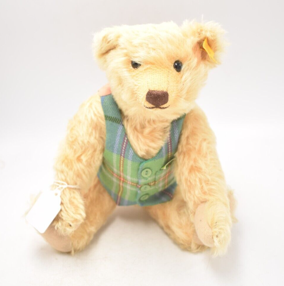 Steiff The Flying Scotsman Teddy Bear 004230 – Retired, Golden Mohair