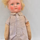 Antique French 1920s–1930s Raynal Lenci Style Felt Doll 34cm Celloid Head