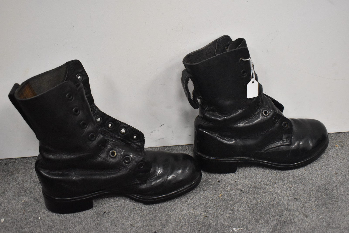 British Army DMS High Leg Leather Combat Boots – UK Size 4.5