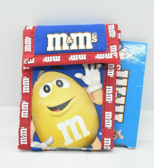 Vintage 1991 Yellow M&M Candy Dispenser Holding Green MM in 